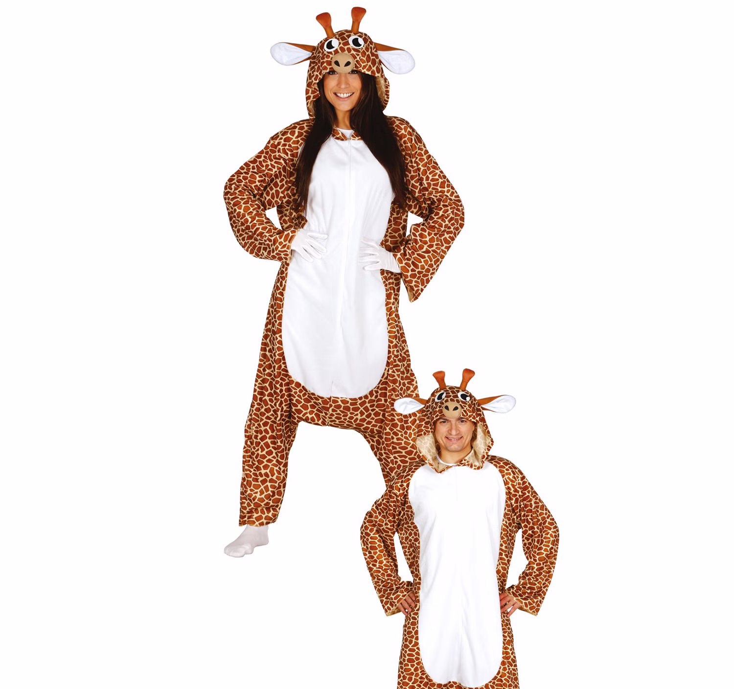 Giraffen Kostüm Kigurumimi Zahara für Erwachsene Gr. M-L Tier Tierkostüm Fasching Karneval Paarkostüm Mottoparty