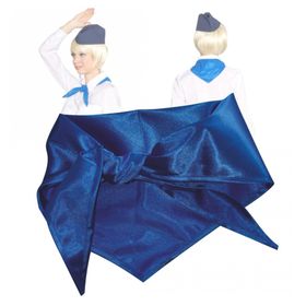 Halstuch blau  100 x 30 cm Thälmann Pionier Kostüm-Zubehör DDR Mottoparty Ostalgie Fasching Karneval Accessoire