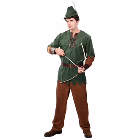 Robin Hood Kostüm Held des Waldes für Herren Gr. 46-60 grün Fasching Karneval Mottoparty