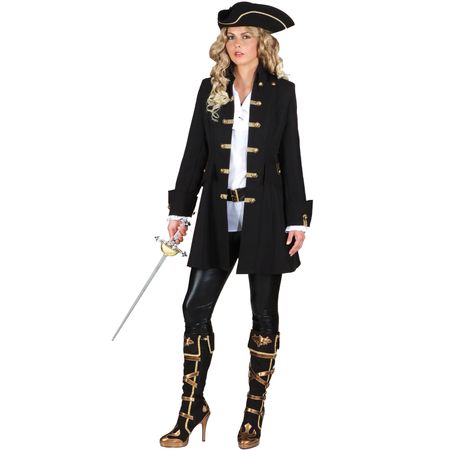 Piraten Kostüm Piratin Mantel deluxe für Damen