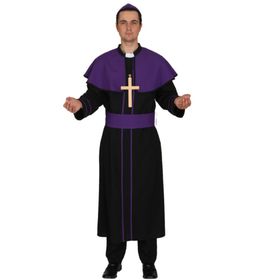 Bischof Herren Kostüm als Geistlicher zu Karneval Fasching Orl Bischof Herren Kostüm als Geistlicher zu Karneval Fasching Orl
