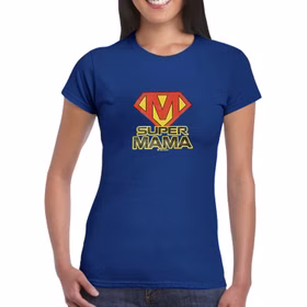 Super Mama T-Sirt blau Muttertag Geburtstag für Damen Gr. S-XL Heldin des Alltags Mama Mutti Bekleidung Geschenkidee Danke Mama Super Mama T-Sirt blau Muttertag Geburtstag für Damen Gr. S-XL Heldin des Alltags Mama Mutti Bekleidung Geschenkidee Danke Mama