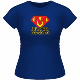 Super Mama T-Sirt blau Muttertag Geburtstag für Damen Gr. S-XL Heldin des Alltags Mama Mutti Bekleidung Geschenkidee Danke Mama Super Mama T-Sirt blau Muttertag Geburtstag für Damen Gr. S-XL Heldin des Alltags Mama Mutti Bekleidung Geschenkidee Danke Mama