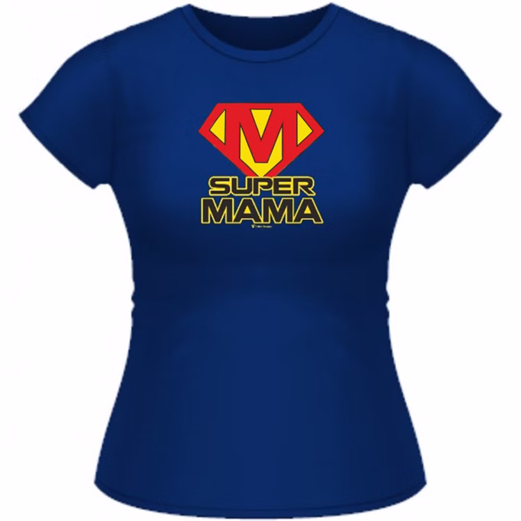 Super Mama T-Sirt blau Muttertag Geburtstag für Damen Gr. S-XL Heldin des Alltags Mama Mutti Bekleidung Geschenkidee Danke Mama Super Mama T-Sirt blau Muttertag Geburtstag für Damen Gr. S-XL Heldin des Alltags Mama Mutti Bekleidung Geschenkidee Danke Mama