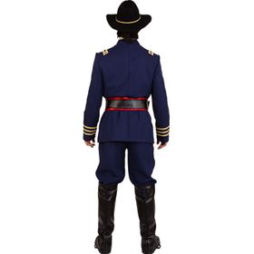 Nordstaatler Kostüm Soldat Amerika Uniform für Herren Gr. 50-60 blau Militär Fasching Karneval Mottoparty