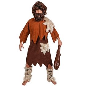 Kostüm Steinzeit Mann Eiszeit Urmensch Neandertaler Wilder Mann Fasching