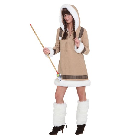 Eskimo Kostüm Deluxe für Damen