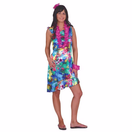 Hawaii Kostüm Hawaiikleid Südsee bunt für Damen Gr. 36-44 Beachparty Karibik Fasching Karneval Paarkostüm Mottoparty Paarkostüm Hawaii Kostüm Hawaiikleid Südsee bunt für Damen Gr. 36-44 Beachparty Karibik Fasching Karneval Paarkostüm Mottoparty Paarkostüm