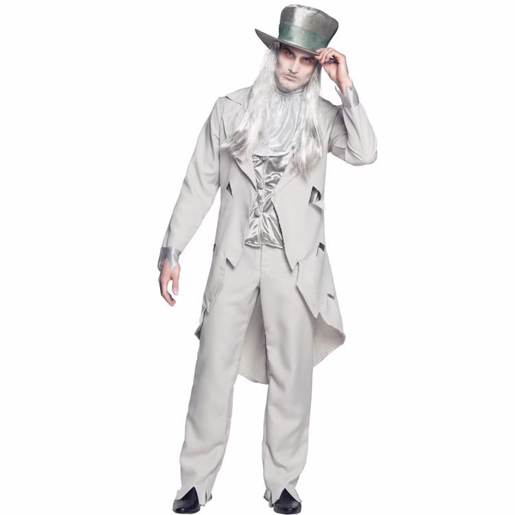 Halloween Kostüm Gruseliger Bräutigam für Herren Gr. 50-56 grau Fasching Karneval Mottoparty Tag der Toten Halloween Kostüm Gruseliger Bräutigam für Herren Gr. 50-56 grau Fasching Karneval Mottoparty Tag der Toten