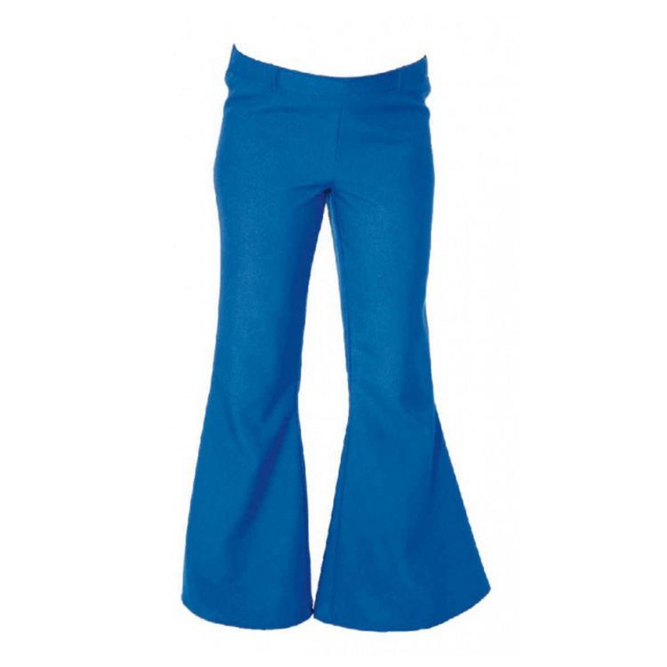 Hippie Schlaghose blau für Herren Hippie Schlaghose blau für Herren Gr. 48-58 70er Flower Power Fasching Karneval Schlagermove Mottoparty
