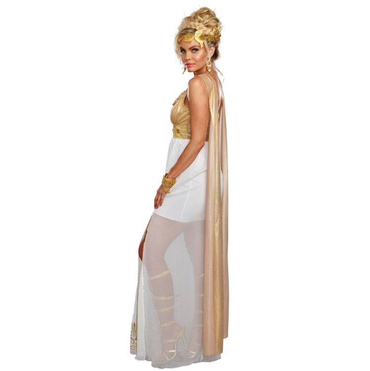 Griechische Göttin Kostüm Athena für Damen Griechische Göttin Kostüm Athena für Damen Gr. M-2XL Kleid weiß-gold Römerin Antike SALE Fasching Karneval Mottoparty