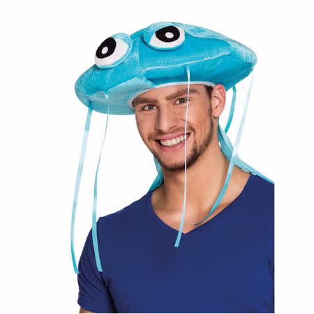 Quallen Hut Tier hellblau KW 59 cm Kostüm-Zubehör für Erwachsene Meerestier Unisex-Kopfbedeckung für Damen & Herren Fasching Karneval Mottoparty Accessoire Quallen Hut Tier hellblau KW 59 cm Kostüm-Zubehör für Erwachsene Meerestier Unisex-Kopfbedeckung für Damen & Herren Fasching Karneval Mottoparty Accessoire