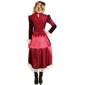 Steampunk Kostüm Lady Victoria für Damen Gr. 36-42 Kleid bunt SALE Fasching Karneval Mottoparty