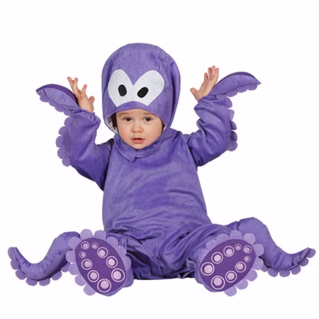 Kraken Kostüm Oktopus Lila Krake für Babys & Kleinkinder Gr. 68-86 Tier Tierkostüm Meerestier Fasching Karneval Kinderfasching Mottoparty Unisex-Kostüm für Kinder Kraken Kostüm Oktopus Lila Krake für Babys & Kleinkinder Gr. 68-86 Tier Tierkostüm Meerestier Fasching Karneval Kinderfasching Mottoparty Unisex-Kostüm für Kinder