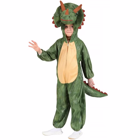 Dinosaurier Kostüm Triceratop für Kinder Gr. 116-152 Tierkostüm Fasching Karneval Mottoparty Kindergeburtstag Dinosaurier Kostüm Triceratop für Kinder Gr. 116-152 Tierkostüm Fasching Karneval Mottoparty Kindergeburtstag