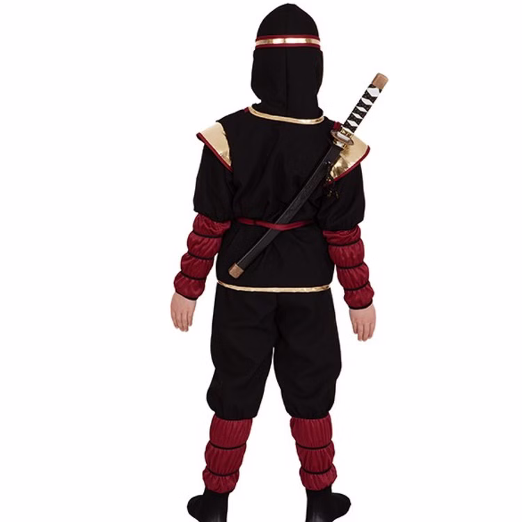 Ninja Kostüm Rote Schlange für Kinder Gr. 128-164 rot schwarz japanischer Krieger andere Länder Fasching Karneval Mottoparty Ninja Kostüm Rote Schlange für Kinder Gr. 128-164 rot schwarz japanischer Krieger andere Länder Fasching Karneval Mottoparty