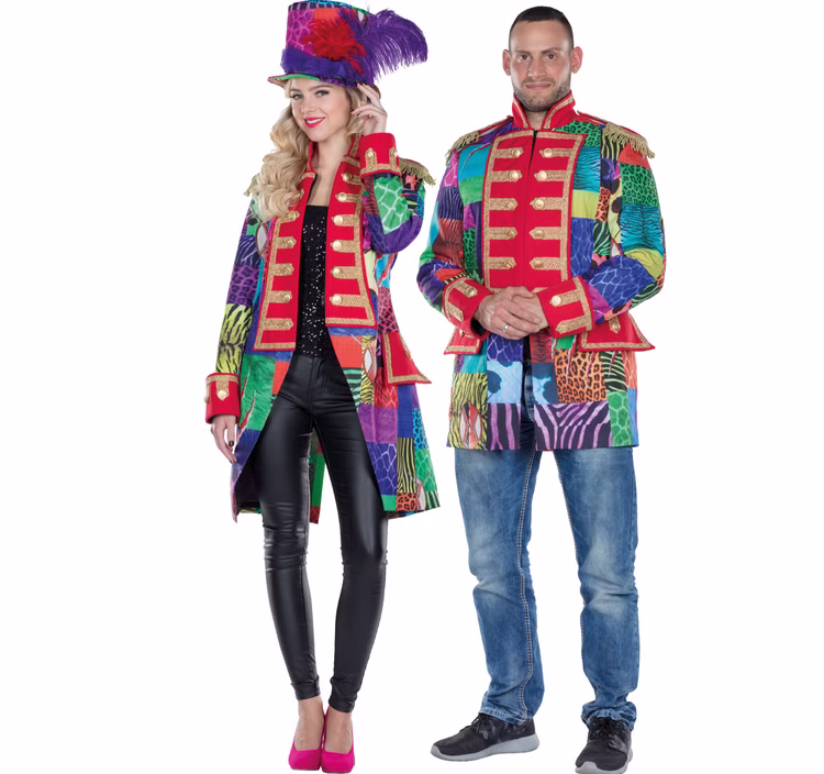 Garde Kostüm Patchwork-Jacke für Herren Gr. 50-58 bunt Sakko Fasching Karneval Mottoparty Paar- und Gruppenkostüm Garde Kostüm Patchwork-Jacke für Herren Gr. 50-58 bunt Sakko Fasching Karneval Mottoparty Paar- und Gruppenkostüm