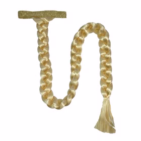 XXL Rapunzel-Zopf blond 115 cm lang geflochtener Zopf Accessoire für Damen Perücke Kostüm-Zubehör Fasching Karneval Mottoparty XXL Rapunzel-Zopf blond 115 cm lang geflochtener Zopf Accessoire für Damen Perücke Kostüm-Zubehör Fasching Karneval Mottoparty
