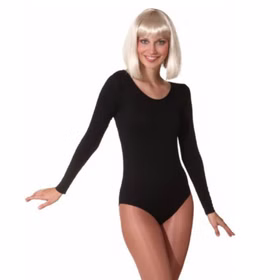 Body schwarz Langarmbody für Damen & Kinder Gr. 116-3XL Kostüm-Zubehör Garde Tanzsport Fasching Karneval Mottoparty Kinderfasching Body schwarz Langarmbody für Damen & Kinder Gr. 116-3XL Kostüm-Zubehör Garde Tanzsport Fasching Karneval Mottoparty Kinderfasching