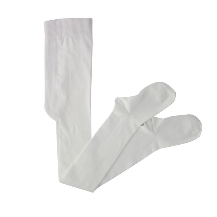 Strumpfhose weiß für Damen & Kinder Gr. 116-3XL Fasching Karneval Mottoparty Tanzsport Garde 