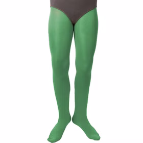 Strumpfhose grün Kostüm-Zubehör für Damen und Kinder Gr. 116-3XL blickdicht Accessoire Fasching Karneval Mottoparty Kinder-Strumpfhose Kinderfasching