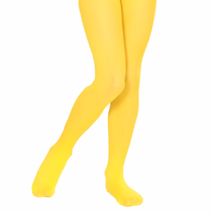 Strumpfhose gelb blickdicht für Damen & Kinder Gr. 116-3XL Kostüm-Zubehör Fasching Karneval Mottoparty Strumpfhose gelb blickdicht für Damen & Kinder Gr. 116-3XL Kostüm-Zubehör Fasching Karneval Mottoparty