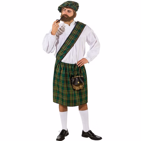Schotten-Set grün Schotten-Rock Barett & Schärpe für Herren Fasching Karneval Mottoparty Andere Länder Highlands Schotten-Set grün Schotten-Rock Barett & Schärpe für Herren Fasching Karneval Mottoparty Andere Länder Highlands