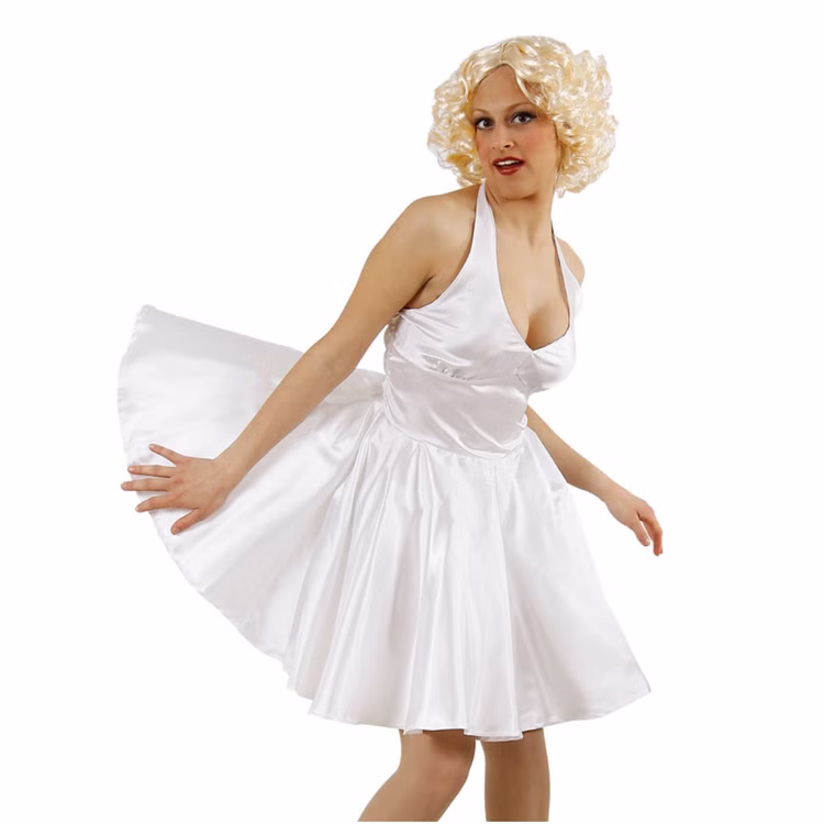 Marilyn Kostüm Filmstar aus Hollywood für Damen Gr. S-XL Kleid weiß Filmstar Film & Fernsehen SALE Fasching Karneval Mottoparty Marilyn Kostüm Filmstar aus Hollywood für Damen Gr. S-XL Kleid weiß Filmstar Film & Fernsehen SALE Fasching Karneval Mottoparty