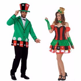 Casino Kostüm Lady Las Vegas für Damen Gr. XL Kleid Kartenspiel Fasching Karneval Mottoparty Casino Kostüm Lady Las Vegas für Damen Gr. XL Kleid Kartenspiel Fasching Karneval Mottoparty
