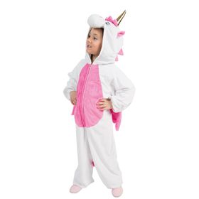 Einhorn Kostüm knuffiges Unicorn Sommerwind für Kinder Gr. 104-128 Tier Tierkostüm Pferd Fasching Karneval Mottoparty Kindergeburtstag