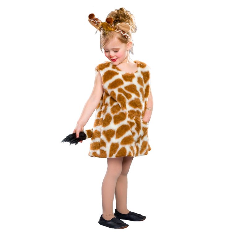 Giraffen Kostüm Lena für Kinder  Giraffen Kostüm Lena für Kinder Gr. 92-128 Kleid Tierkostüm Fasching Karneval Kindergeburtstag Kinderfasching