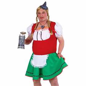 Männer Dirndl Wiesnmadl für Herren Gr. 48-58 Oktoberfest Kleid Wiesn Fasching Karneval Mottoparty JGA