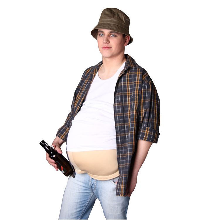 Weihnachtsmann Bauch Fake-Bauch für Erwachsene Weihnachtsmann Bauch Fake-Bauch für Erwachsene Bierbauch Kostüm-Zubehör Schwanger Nikolaus Accessoire Weihnachtsmann Fasching Karneval Mottoparty