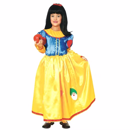 Schneewittchen Kostüm für Kinder Gr. 104 Kleid blau-gelb Märchen SALE Fasching Karneval Mottoparty Schneewittchen Kostüm für Kinder Gr. 104 Kleid blau-gelb Märchen SALE Fasching Karneval Mottoparty