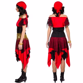 Wahrsagerin Kostüm Leonie für Damen Gr. 34-48 Andere Länder SALE Fasching Karneval Mottoparty