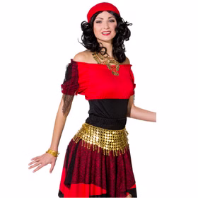 Wahrsagerin Kostüm Leonie für Damen Gr. 34-48 Andere Länder SALE Fasching Karneval Mottoparty