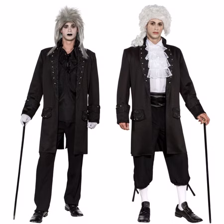Herren Kurzmantel Ornamente Frack schwarz Jacke Mantel Barock Gothic Herren Kurzmantel Ornamente Frack schwarz Jacke Mantel Barock Gothic