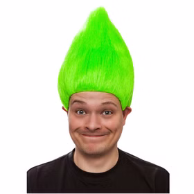 Perücke Troll grün Kurzhaar Trollperücke Fasching Spielzeug Trickfilm Trolls Perücke Troll grün Kurzhaar Trollperücke Fasching Spielzeug Trickfilm Trolls