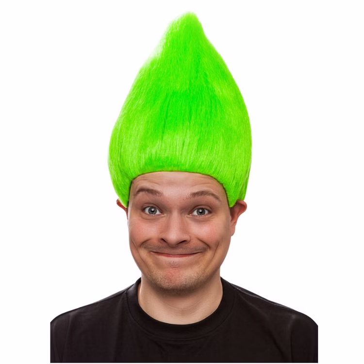 Perücke Troll grün Kurzhaar Trollperücke Fasching Spielzeug Trickfilm Trolls Perücke Troll grün Kurzhaar Trollperücke Fasching Spielzeug Trickfilm Trolls