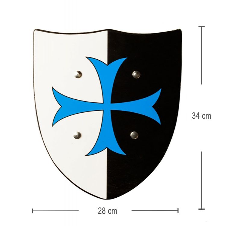Schild und Schwert aus Holz für Kinder Spielzeug-Ritter-Set Schild und Schwert aus Holz für Kinder Spielzeug-Ritter-Set Fasching Karneval Mottoparty Kindergeburtstag Rollenspiel