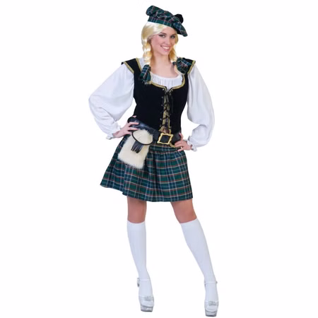Highland Kostüm Schottin grün kariert für Damen Gr. 36-46 andere Länder Fasching Karneval Mottoparty Paarkostüm Highland Kostüm Schottin grün kariert für Damen Gr. 36-46 andere Länder Fasching Karneval Mottoparty Paarkostüm