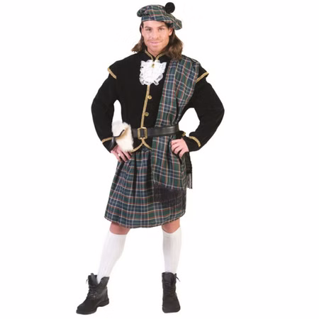 Schotten Kostüm Colin McClan für Herren Gr. 48-58 grün-kariert andere Länder Schottland Fasching Karneval Mottoparty Paarkostüm Schotten Kostüm Colin McClan für Herren Gr. 48-58 grün-kariert andere Länder Schottland Fasching Karneval Mottoparty Paarkostüm