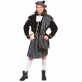 Schotten Kostüm Colin McClan für Herren Gr. 48-58 grün-kariert andere Länder Schottland Fasching Karneval Mottoparty Paarkostüm Schotten Kostüm Colin McClan für Herren Gr. 48-58 grün-kariert andere Länder Schottland Fasching Karneval Mottoparty Paarkostüm