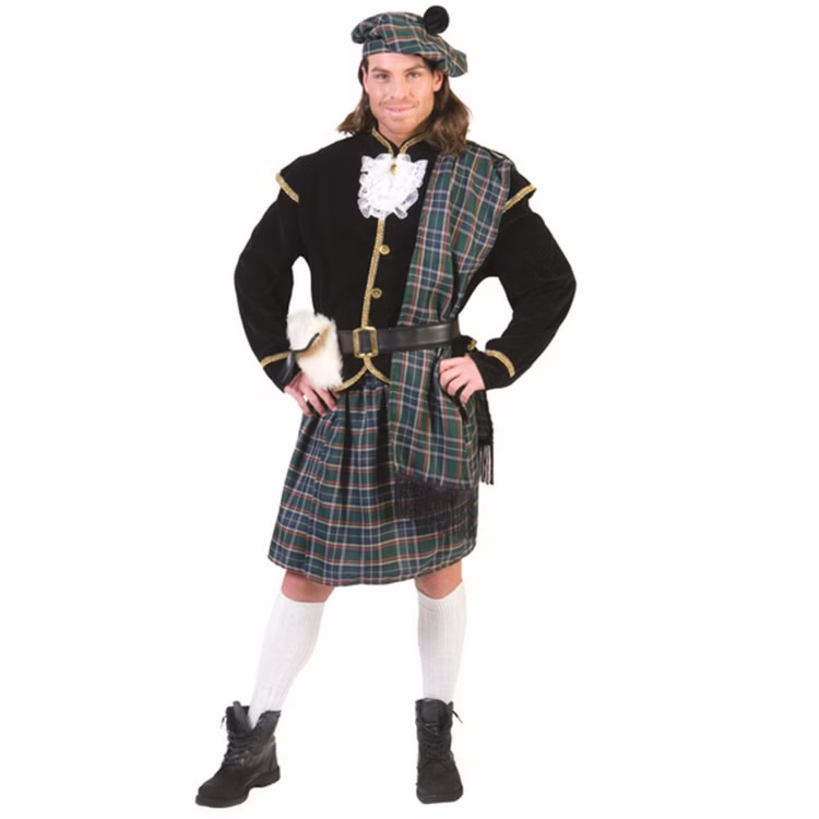 Schotten Kostüm Colin McClan für Herren Gr. 48-58 grün-kariert andere Länder Schottland Fasching Karneval Mottoparty Paarkostüm Schotten Kostüm Colin McClan für Herren Gr. 48-58 grün-kariert andere Länder Schottland Fasching Karneval Mottoparty Paarkostüm