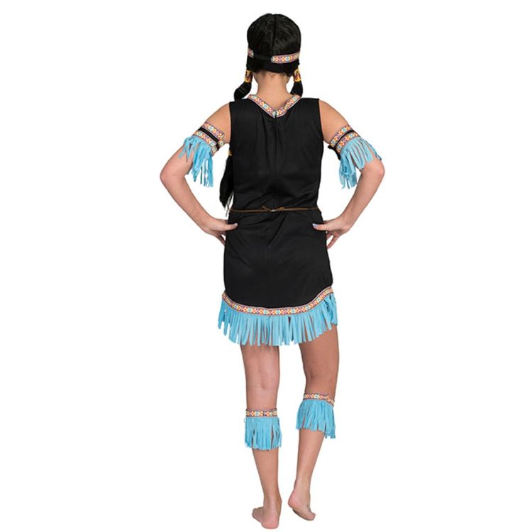 Indianerin Kostüm Waters Princess für Damen Indianerin Kostüm Waters Princess für Damen Gr. 36-46 Kleid blau Ureinwohner Amerika andere Länder Fasching Karneval Mottoparty