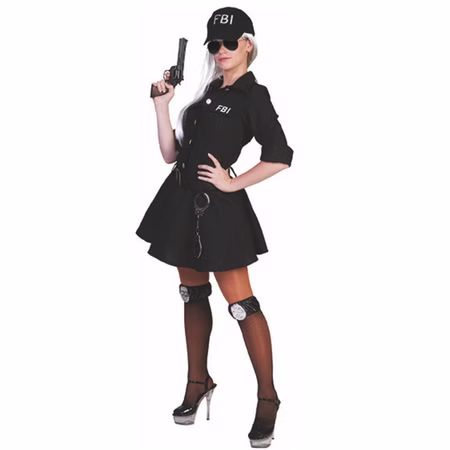 FBI Kostüm flotte FBI Agentin Polizistin für Damen Gr. 32-46 Kleid schwarz Berufe Polizei Police Fasching Karneval Mottoparty Paarkostüm Gruppenkostüm FBI Kostüm flotte FBI Agentin Polizistin für Damen Gr. 32-46 Kleid schwarz Berufe Polizei Police Fasching Karneval Mottoparty Paarkostüm Gruppenkostüm