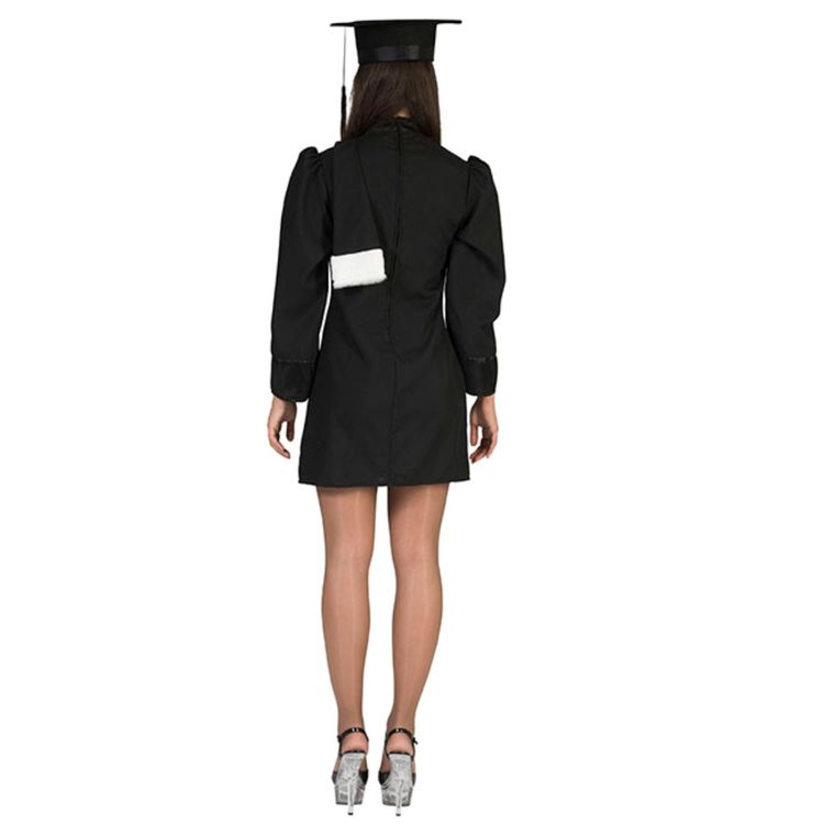 Richterin Kostüm Anwältin Justitia für Damen Kostüm Richterin Justitia Tunika Rückansicht