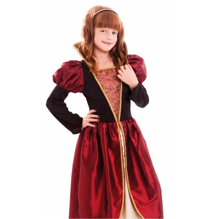 Mittelalter Kostüm Hofdame Olivia für Kinder Mittelalter Kostüm Hofdame Olivia für Kinder 7-9 Jahre Kleid Fasching Karneval Mottoparty Mittelalterfest Mittelaltermode Kinderfasching