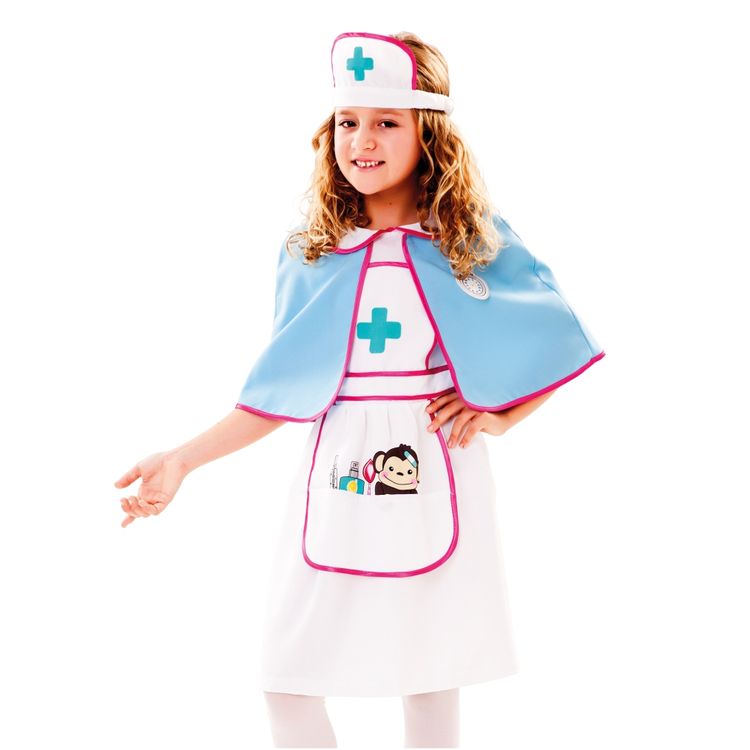 Krankenschwester Kostüm Effi für Kinder Gr. 92-158 Ärztin Arzthelferin Pfleger Corona-Held SALE Fasching Karneval Mottoparty