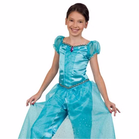 Orient Kostüm Bauchtänzerin Jasmin für Kinder Gr. 104-128 türkis 1001 Nacht Fasching Karneval Mottoparty Andere Länder